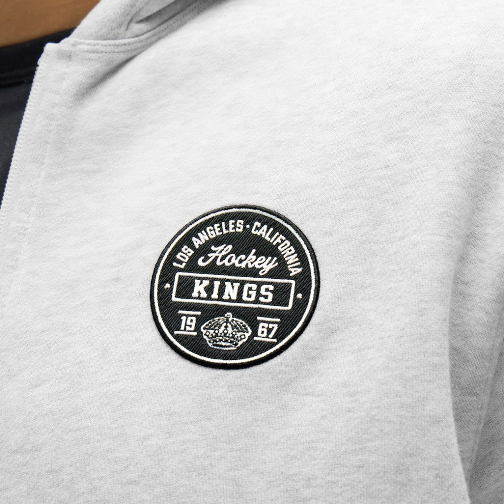 NHL Los Angeles Kings lululemon Steady State Full-Zip Hoodie - Heathered Core Ultra Light Grey