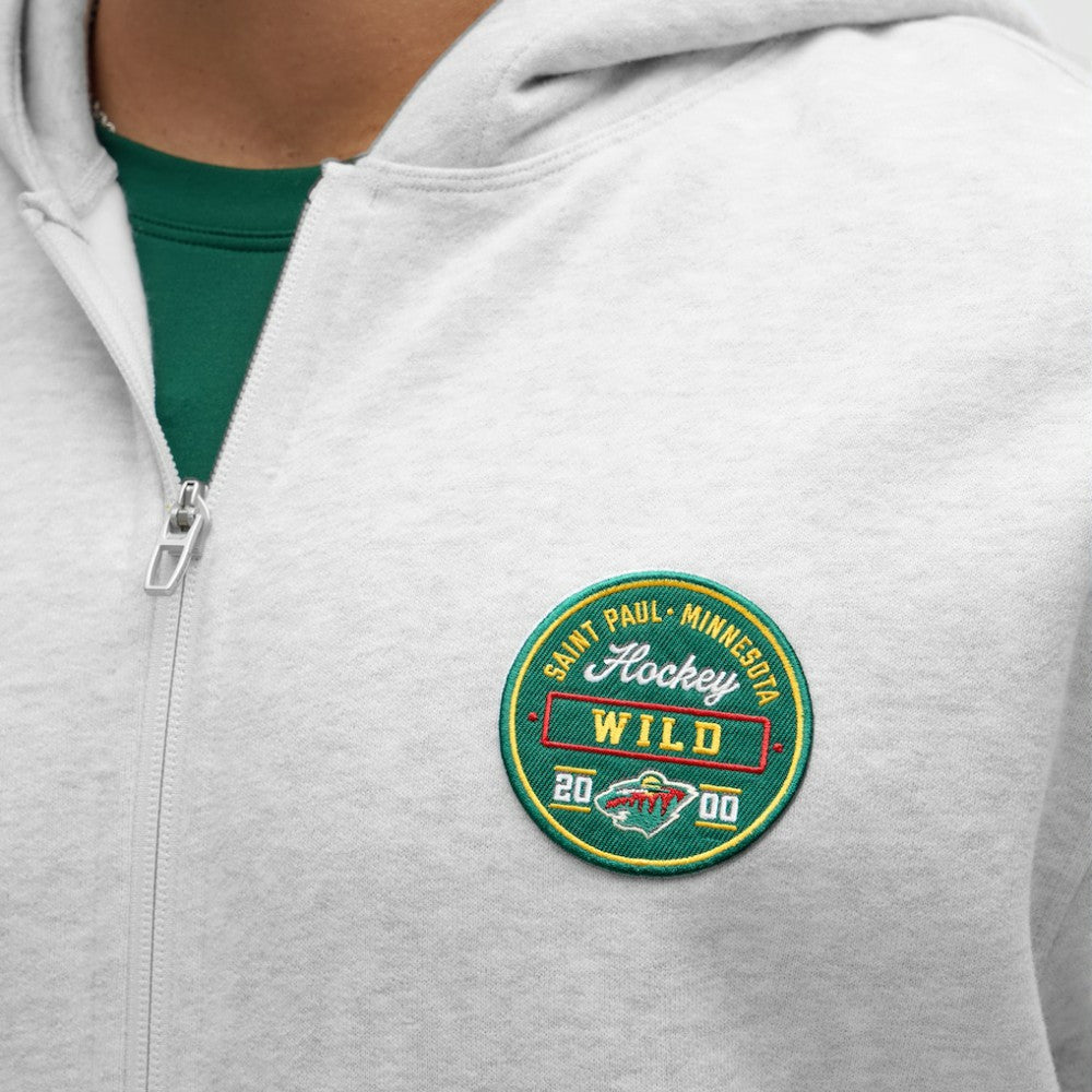 NHL Minnesota Wild lululemon Steady State Full-Zip Hoodie - Heathered Core Ultra Light Grey