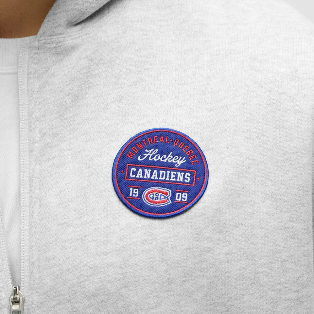 NHL Montreal Canadiens lululemon Steady State Full-Zip Hoodie - Heathered Core Ultra Light Grey