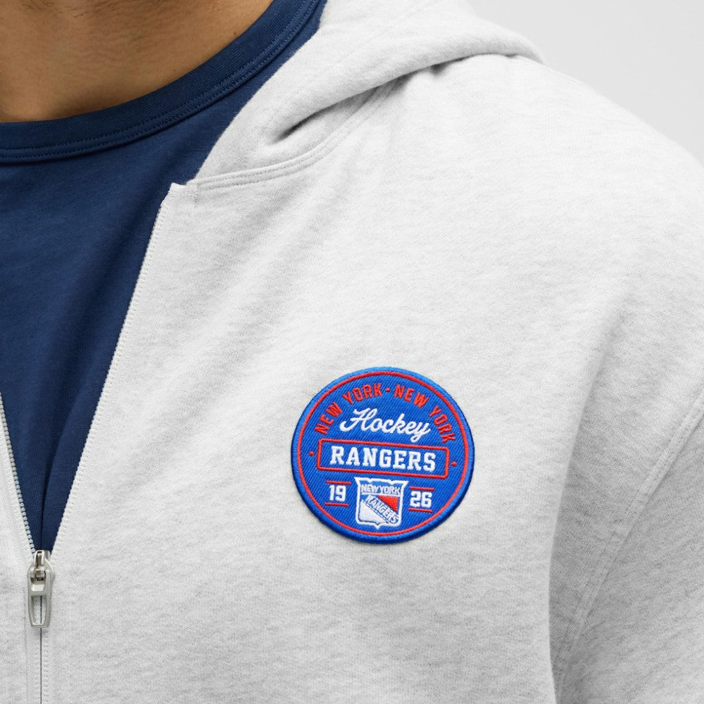 NHL New York Rangers lululemon Steady State Full-Zip Hoodie - Heathered Core Ultra Light Grey