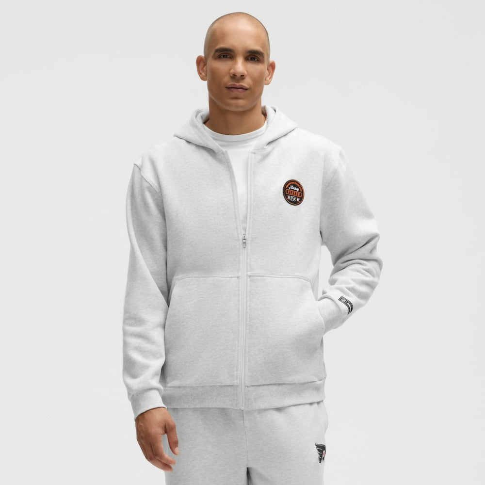NHL Philadelphia Flyers lululemon Steady State Full-Zip Hoodie - Heathered Core Ultra Light Grey