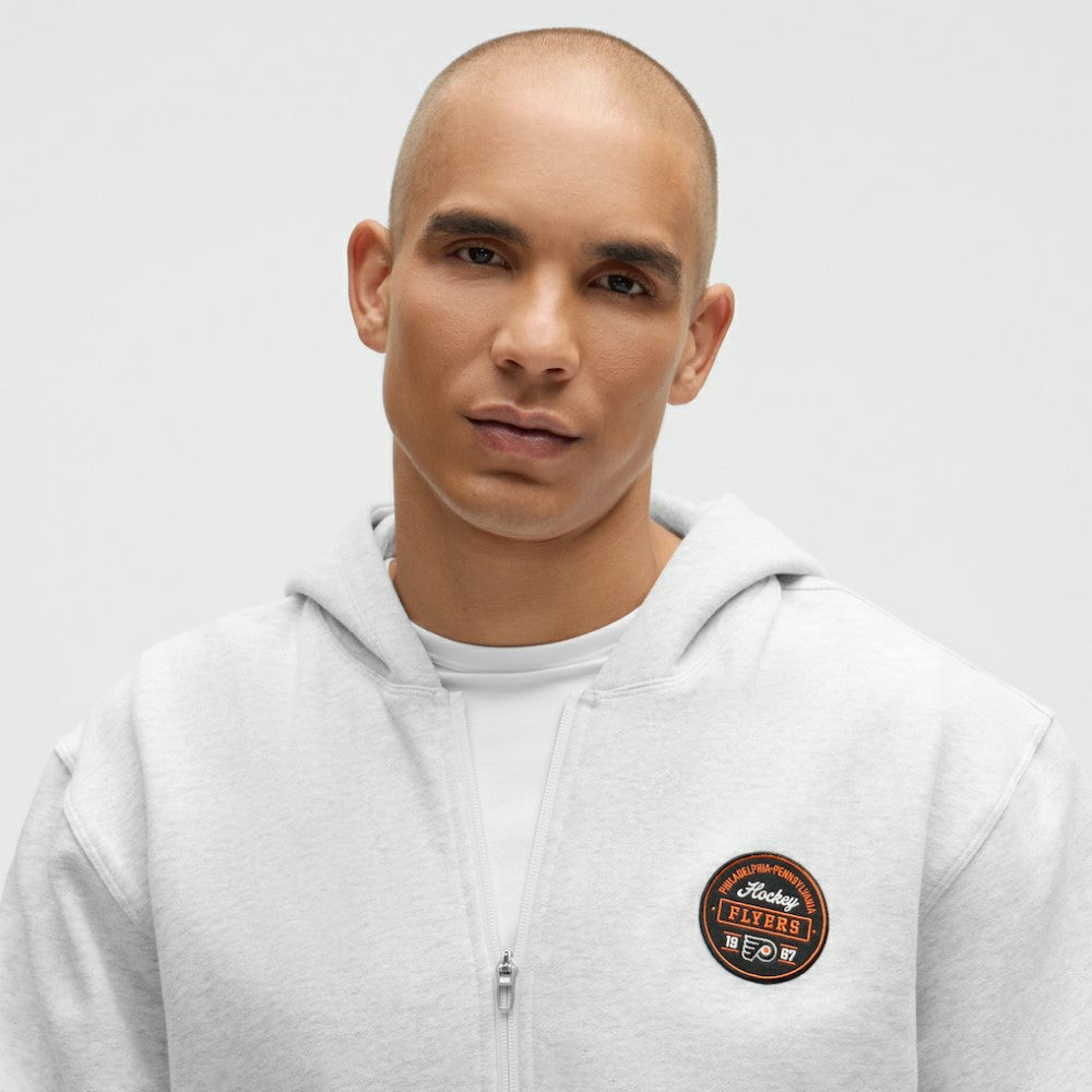 NHL Philadelphia Flyers lululemon Steady State Full-Zip Hoodie - Heathered Core Ultra Light Grey