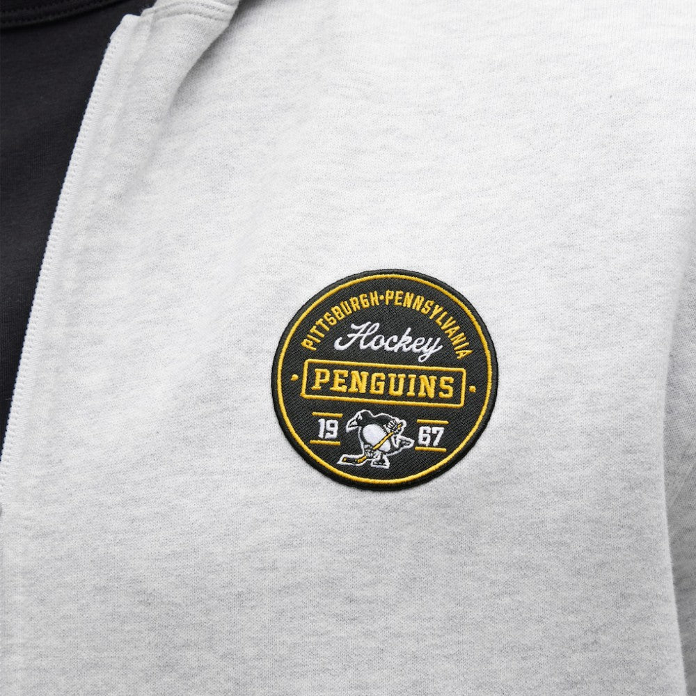 NHL Pittsburgh Penguins lululemon Steady State Full-Zip Hoodie - Heathered Core Ultra Light Grey