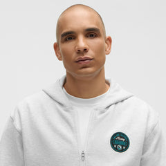 NHL San Jose Sharks lululemon Steady State Full-Zip Hoodie - Heathered Core Ultra Light Grey