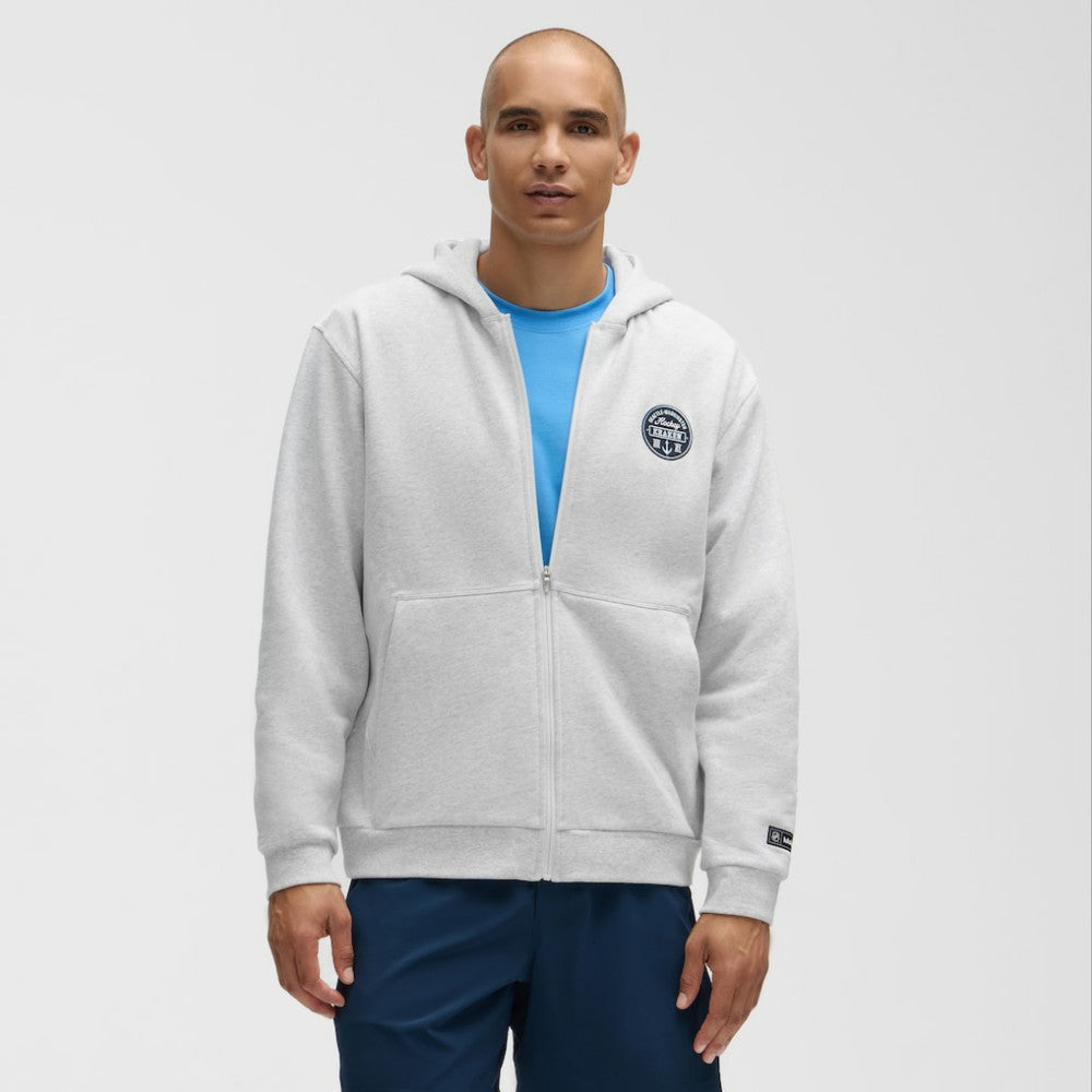NHL Seattle Kraken lululemon Steady State Full-Zip Hoodie - Heathered Core Ultra Light Grey
