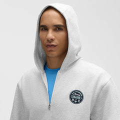 NHL Seattle Kraken lululemon Steady State Full-Zip Hoodie - Heathered Core Ultra Light Grey