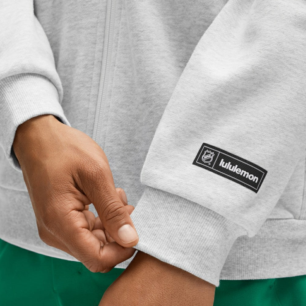 NHL Vancouver Canucks lululemon Steady State Full-Zip Hoodie - Heathered Core Ultra Light Grey