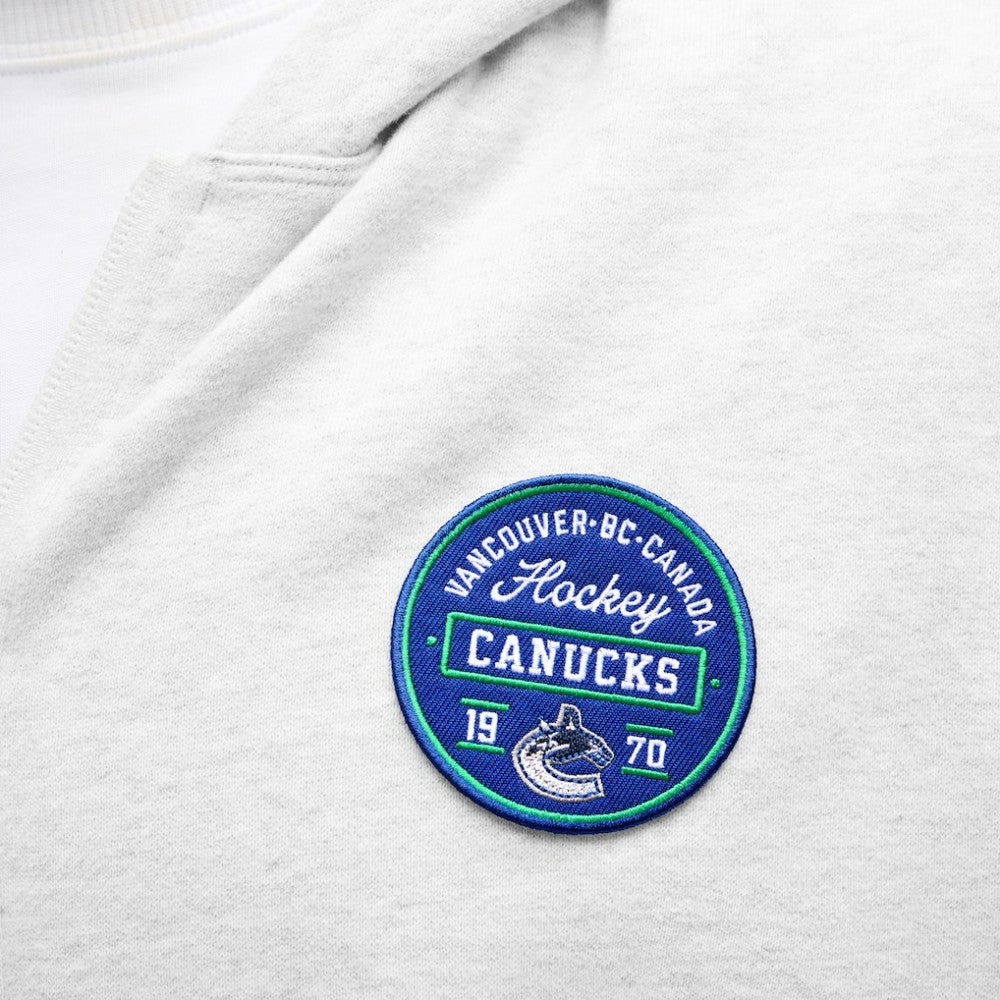NHL Vancouver Canucks lululemon Steady State Full-Zip Hoodie - Heathered Core Ultra Light Grey