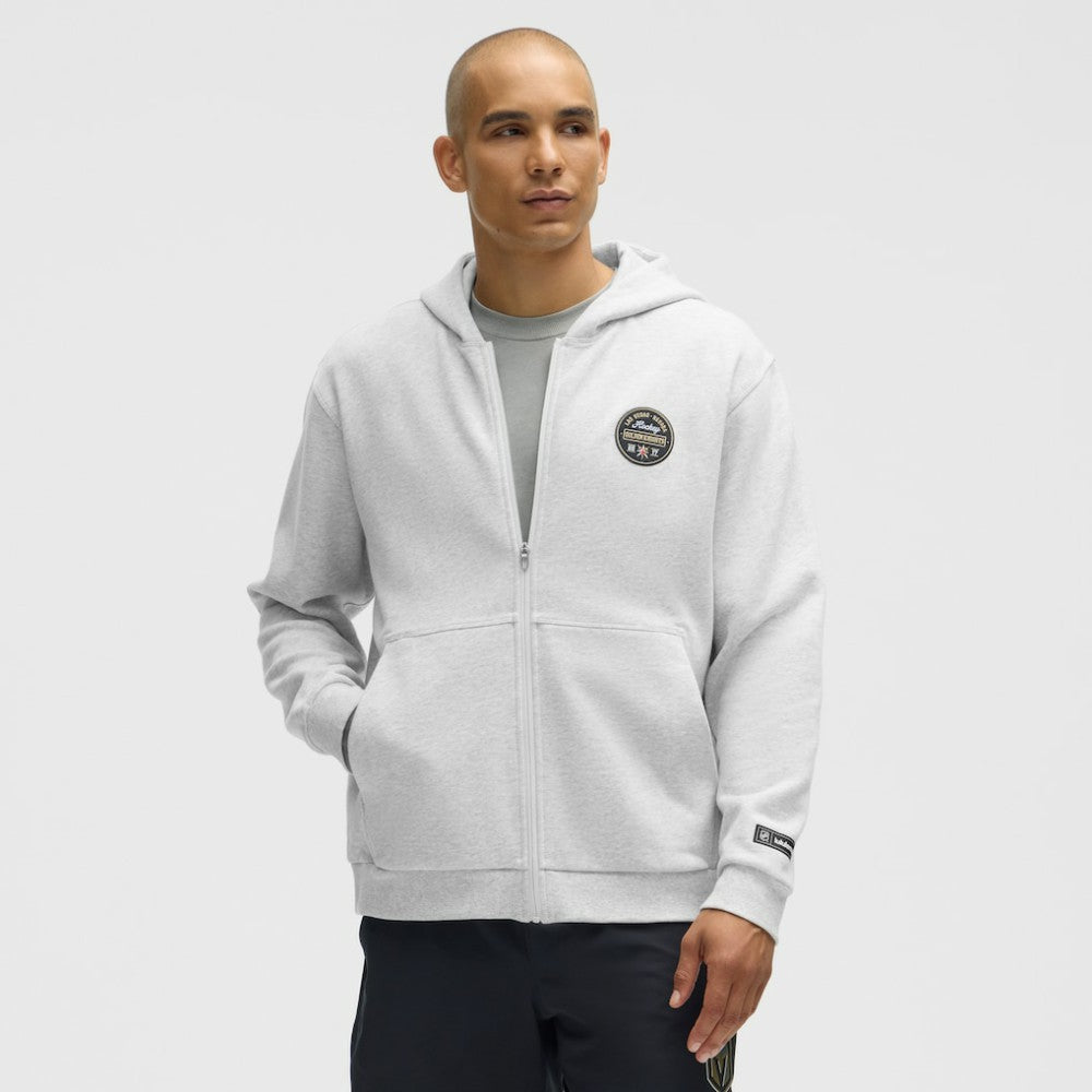 NHL Vegas Golden Knights lululemon Steady State Full-Zip Hoodie - Heathered Core Ultra Light Grey