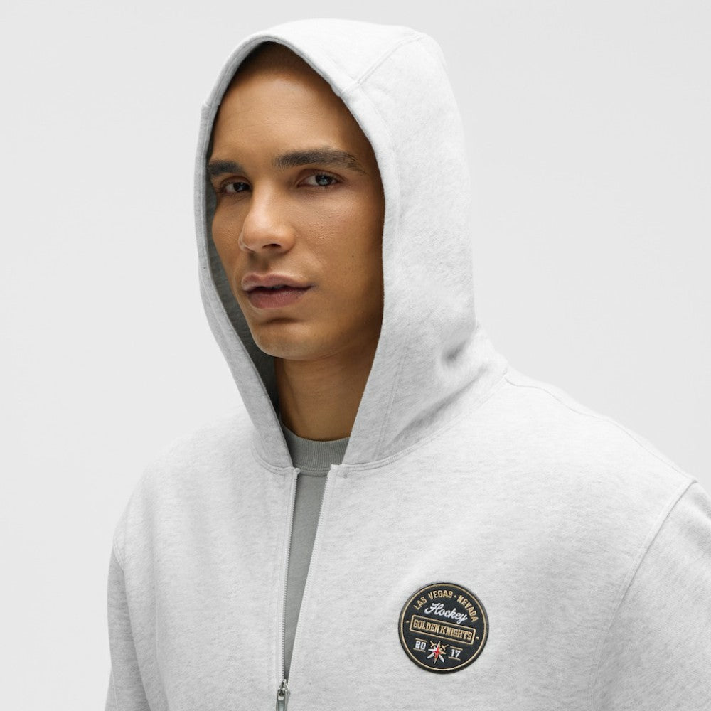 NHL Vegas Golden Knights lululemon Steady State Full-Zip Hoodie - Heathered Core Ultra Light Grey