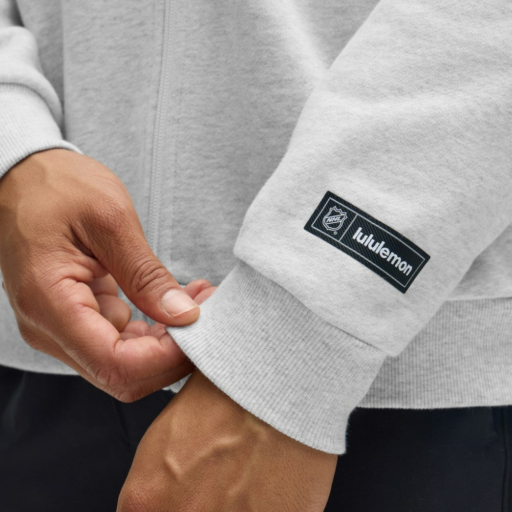 NHL Vegas Golden Knights lululemon Steady State Full-Zip Hoodie - Heathered Core Ultra Light Grey