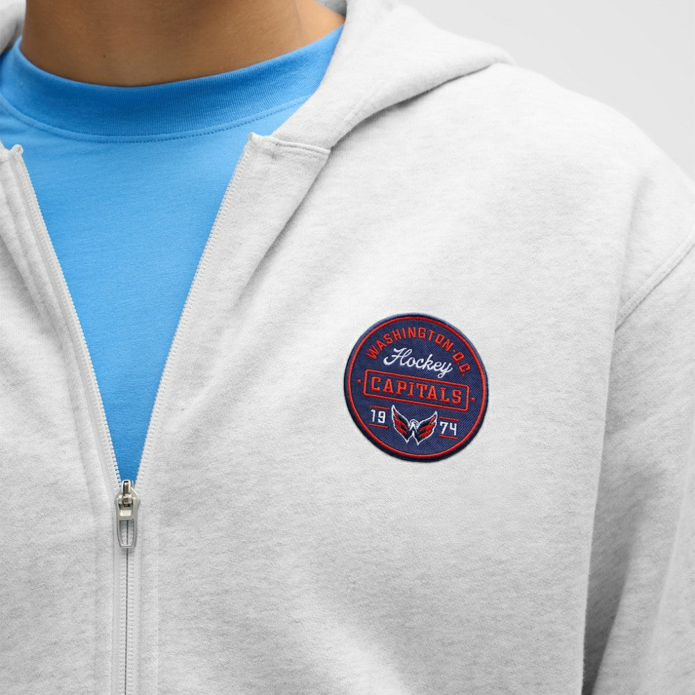 NHL Washington Capitals lululemon Steady State Full-Zip Hoodie - Heathered Core Ultra Light Grey