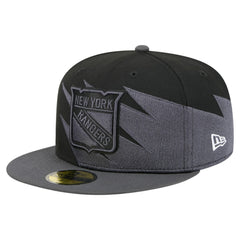 NHL New York Rangers New Era Spikes 59FIFTY Fitted Hat - Black