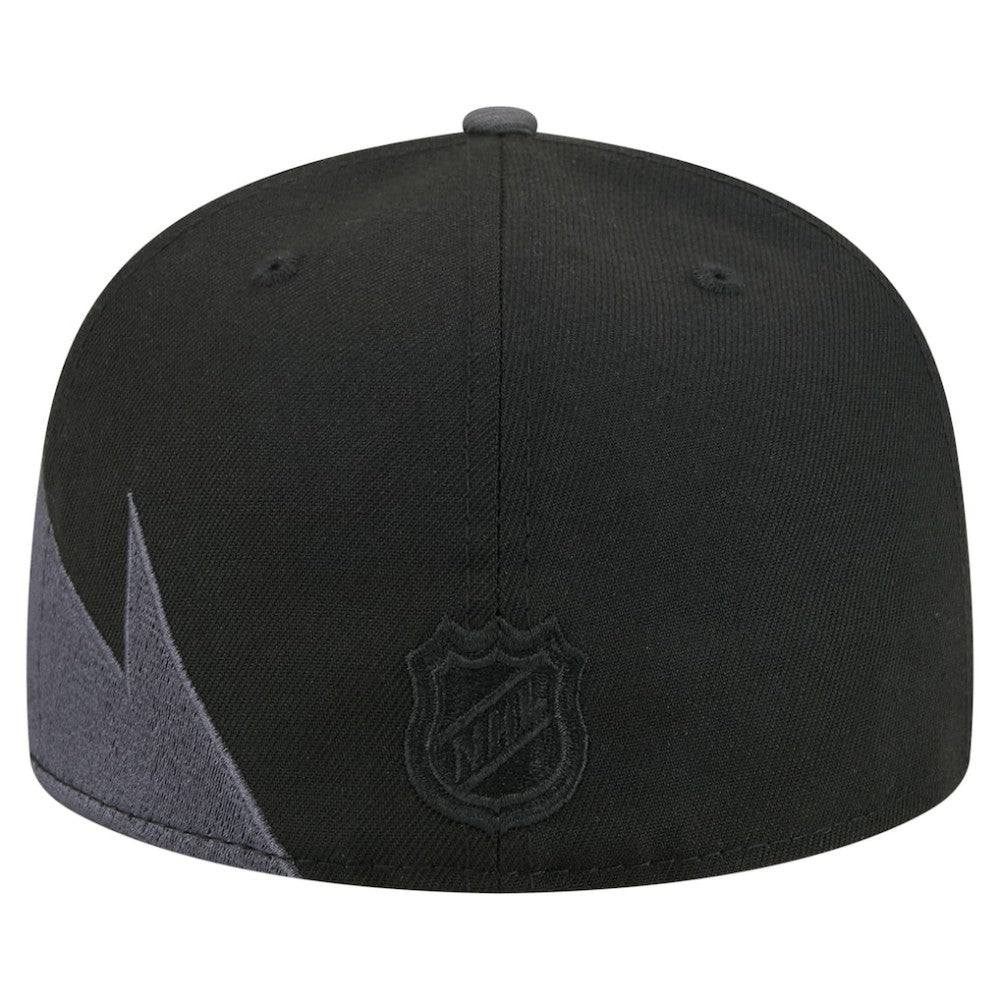 NHL Detroit Red Wings New Era Spikes 59FIFTY Fitted Hat - Black