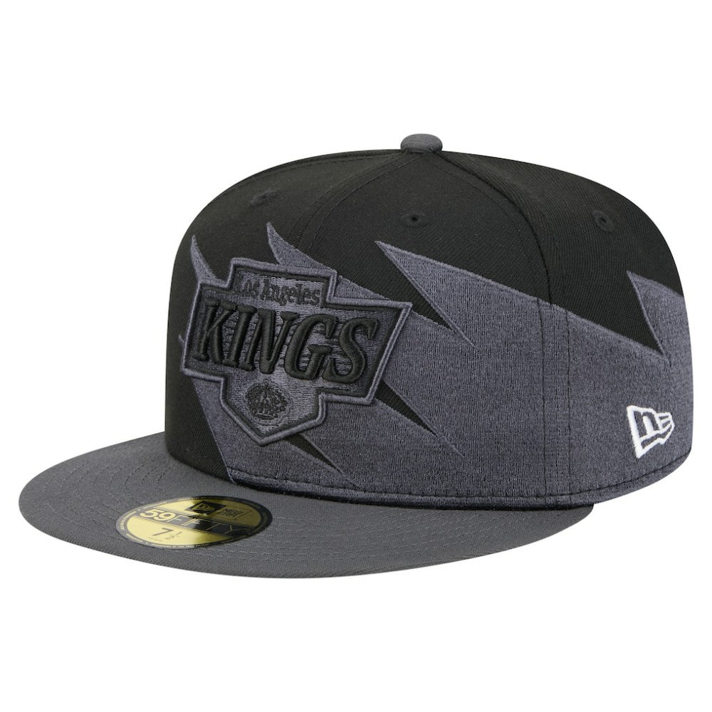 NHL Los Angeles Kings New Era Spikes 59FIFTY Fitted Hat - Black