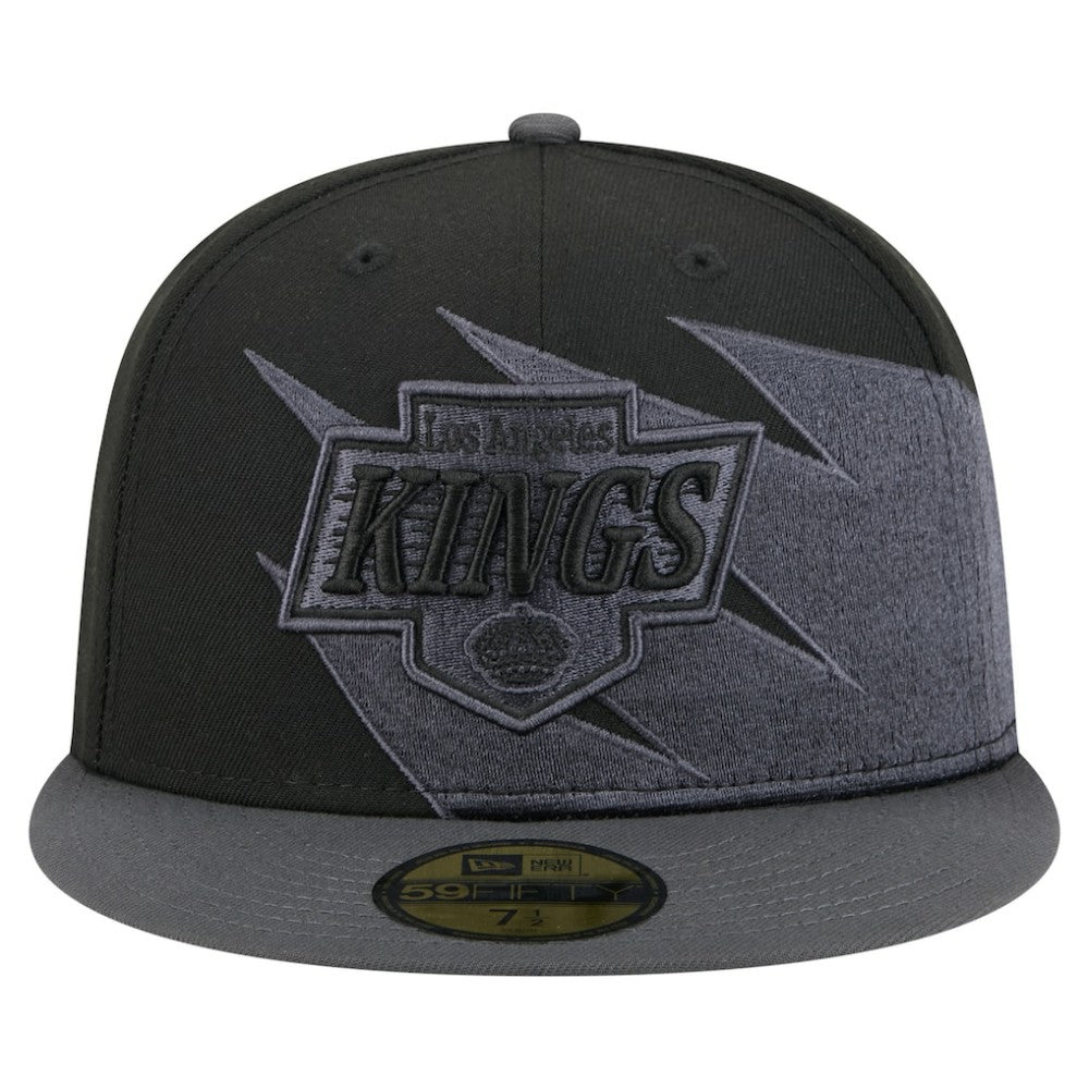 NHL Los Angeles Kings New Era Spikes 59FIFTY Fitted Hat - Black
