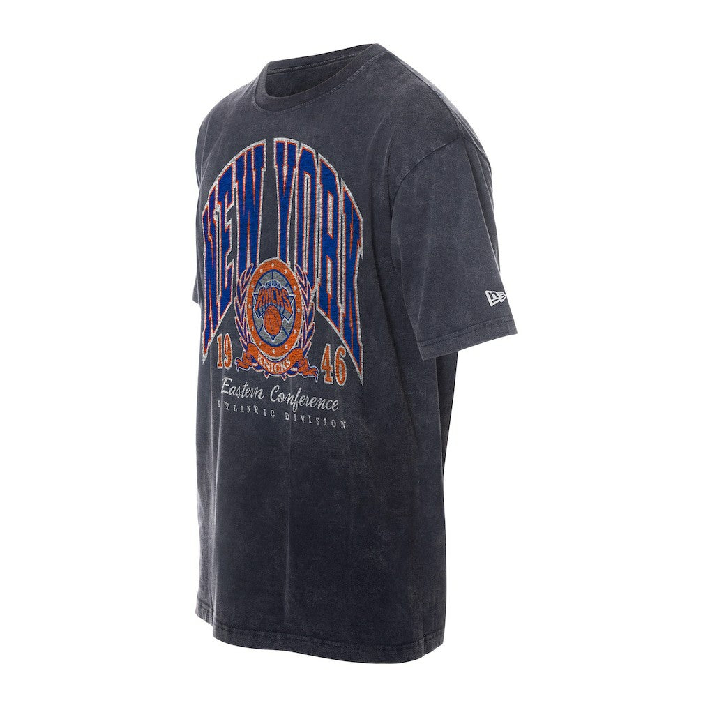 New York Knicks Sport Classics Mineral Washed T-Shirt Black