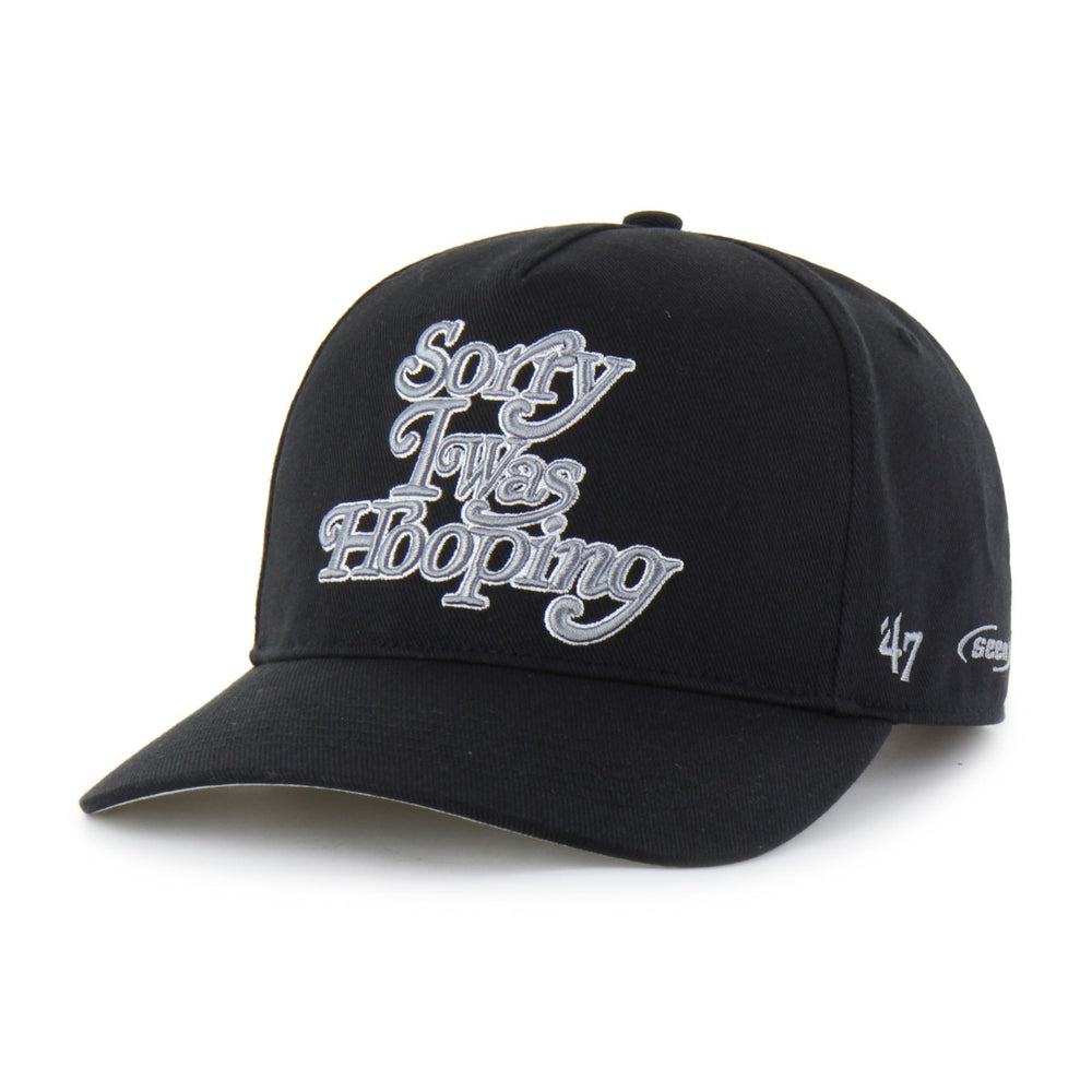 San Antonio Spurs Brand Seen by '47 Sorry I Was Hooping Hitch Adjustable Hat Black