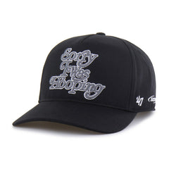 Brooklyn Nets Brand Seen by '47 Sorry I Was Hooping Hitch Adjustable Hat Black
