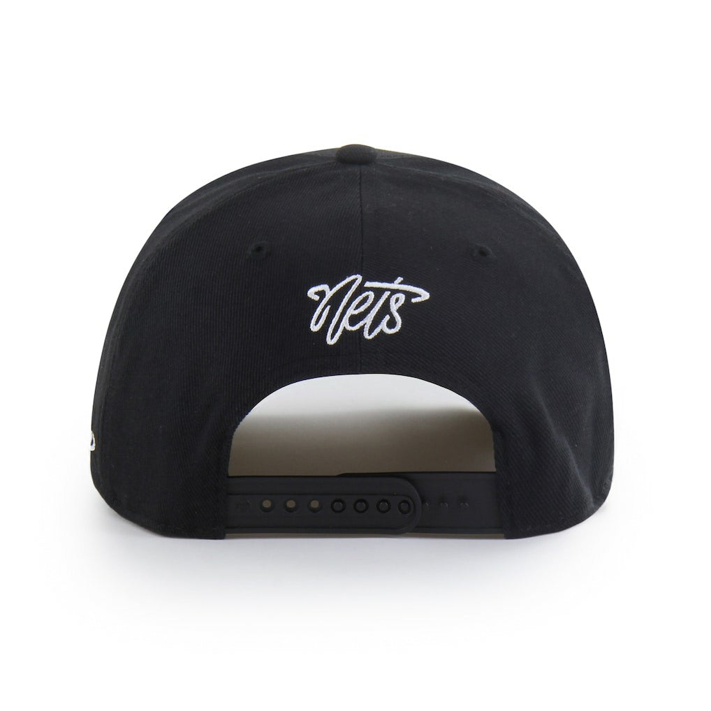 Brooklyn Nets Brand Seen by '47 Sorry I Was Hooping Hitch Adjustable Hat Black