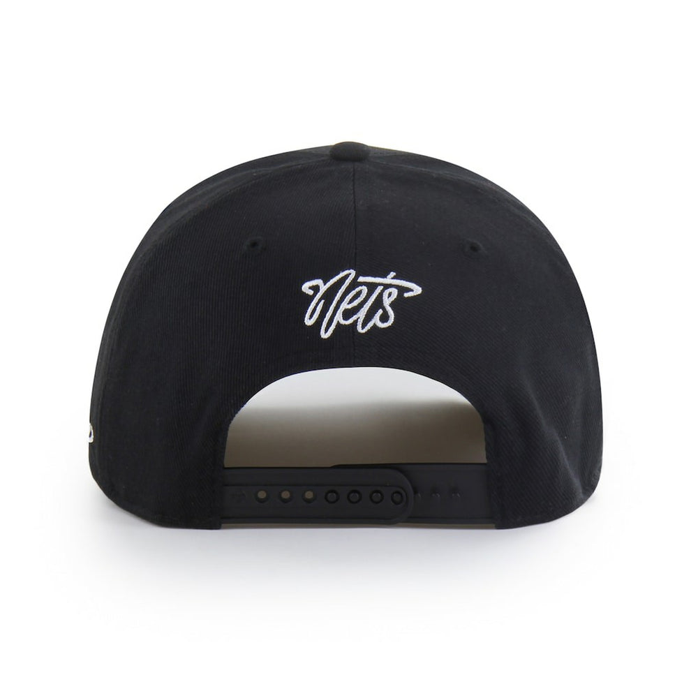 Brooklyn Nets Brand Seen by '47 Sorry I Was Hooping Hitch Adjustable Hat Black