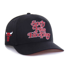 Chicago Bulls Brand Seen by '47 Sorry I Was Hooping Hitch Adjustable Hat Black