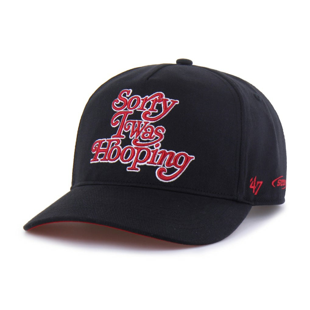 Chicago Bulls Brand Seen by '47 Sorry I Was Hooping Hitch Adjustable Hat Black