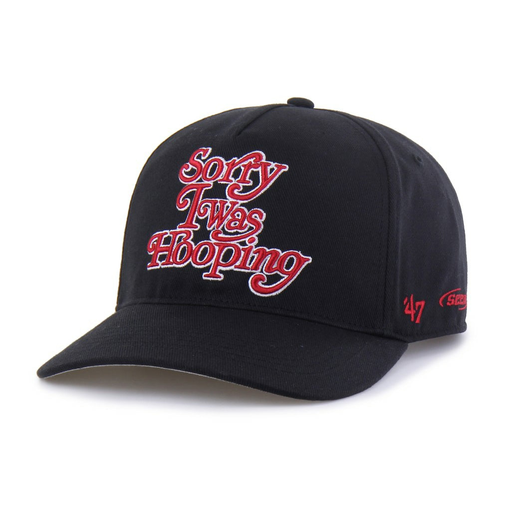 Houston Rockets Brand Seen by '47 Sorry I Was Hooping Hitch Adjustable Hat Black