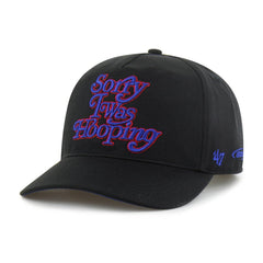 Philadelphia 76ers Brand Seen by '47 Sorry I Was Hooping Hitch Adjustable Hat Black