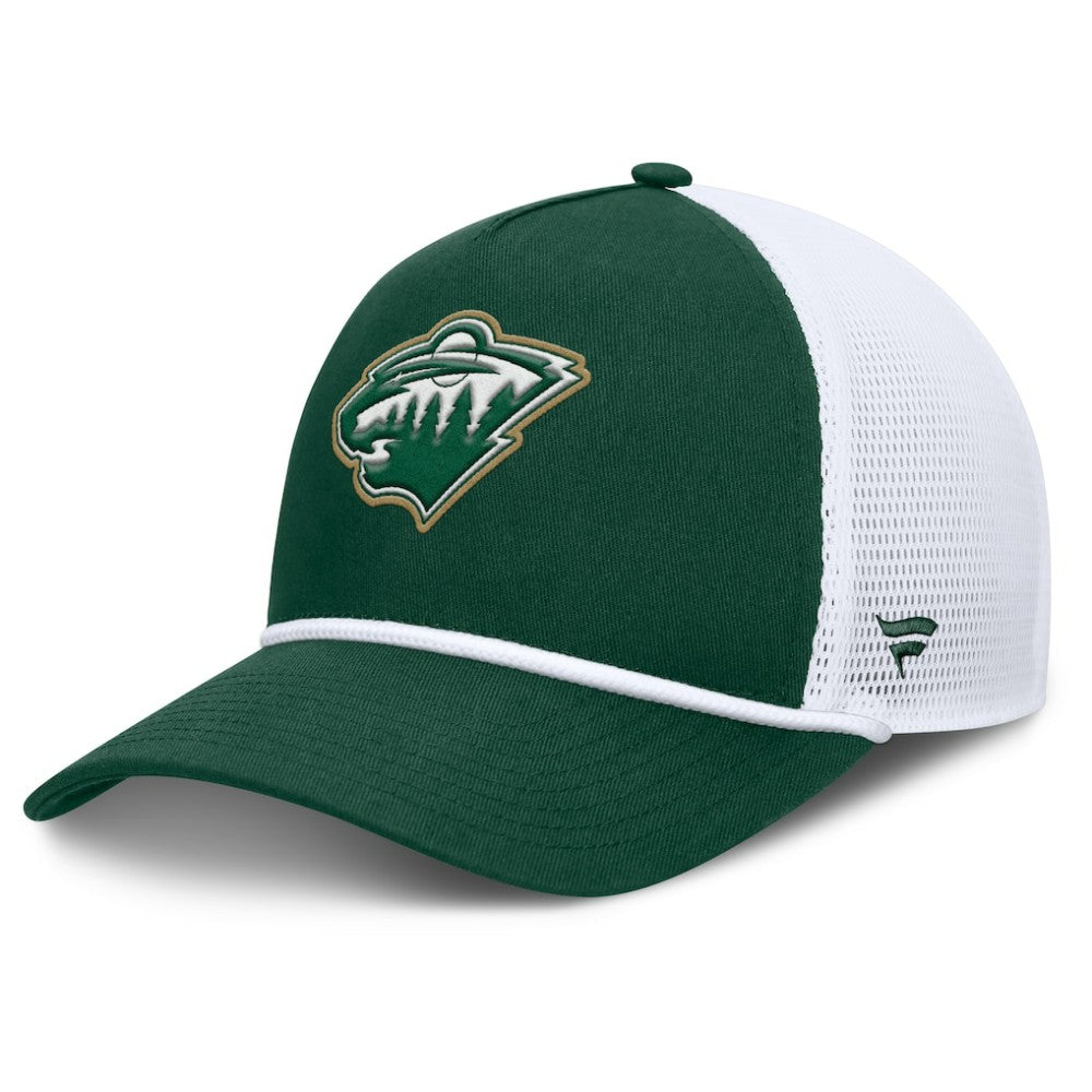 NHL Minnesota Wild Fanatics Bermuda A-Frame Adjustable Hat - Green/White