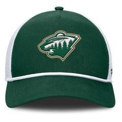 NHL Minnesota Wild Fanatics Bermuda A-Frame Adjustable Hat - Green/White