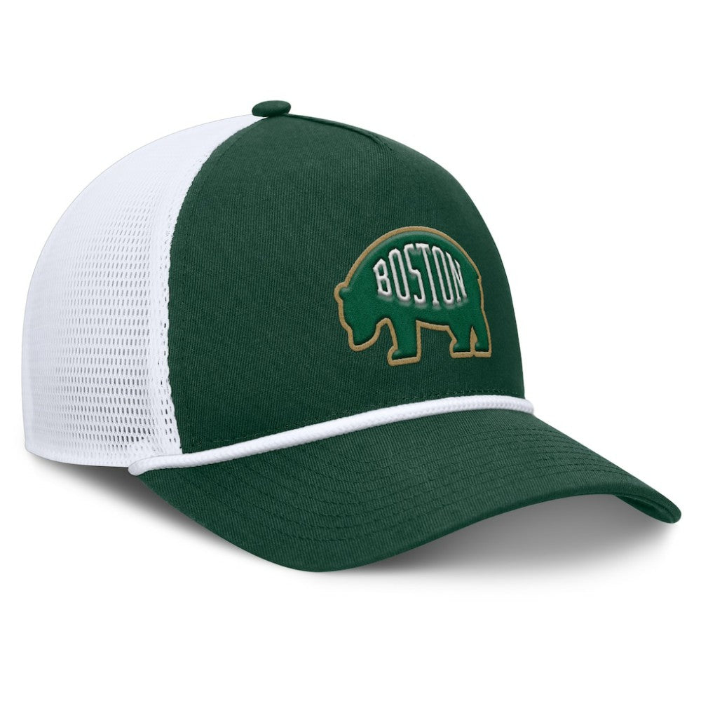 NHL Boston Bruins Fanatics Bermuda A-Frame Adjustable Hat - Green/White