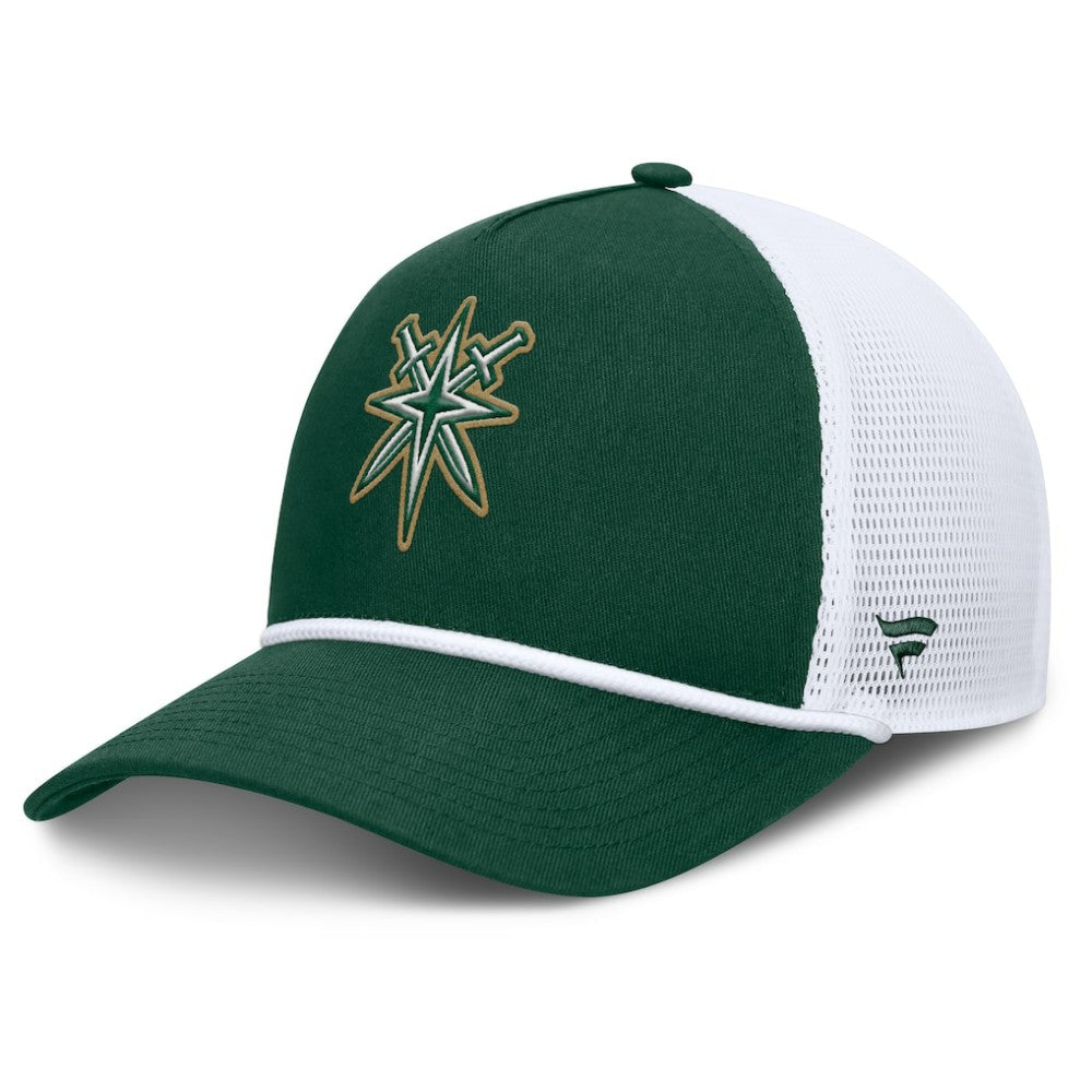 NHL Vegas Golden Knights Fanatics Bermuda A-Frame Adjustable Hat - Green/White