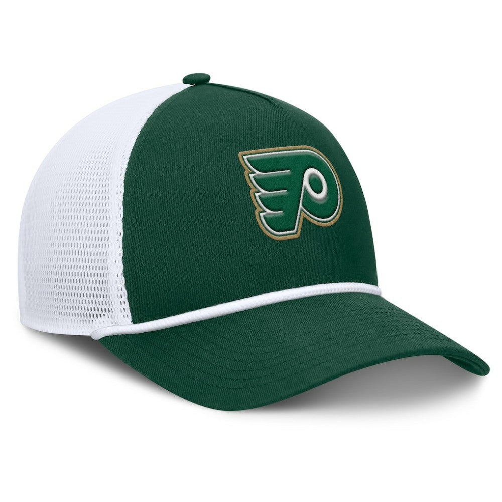 NHL Philadelphia Flyers Fanatics Bermuda A-Frame Adjustable Hat - Green/White