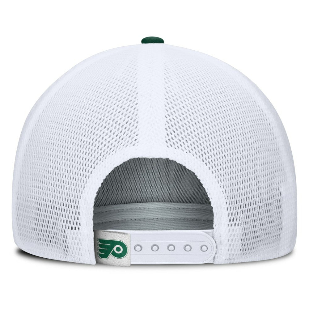 NHL Philadelphia Flyers Fanatics Bermuda A-Frame Adjustable Hat - Green/White