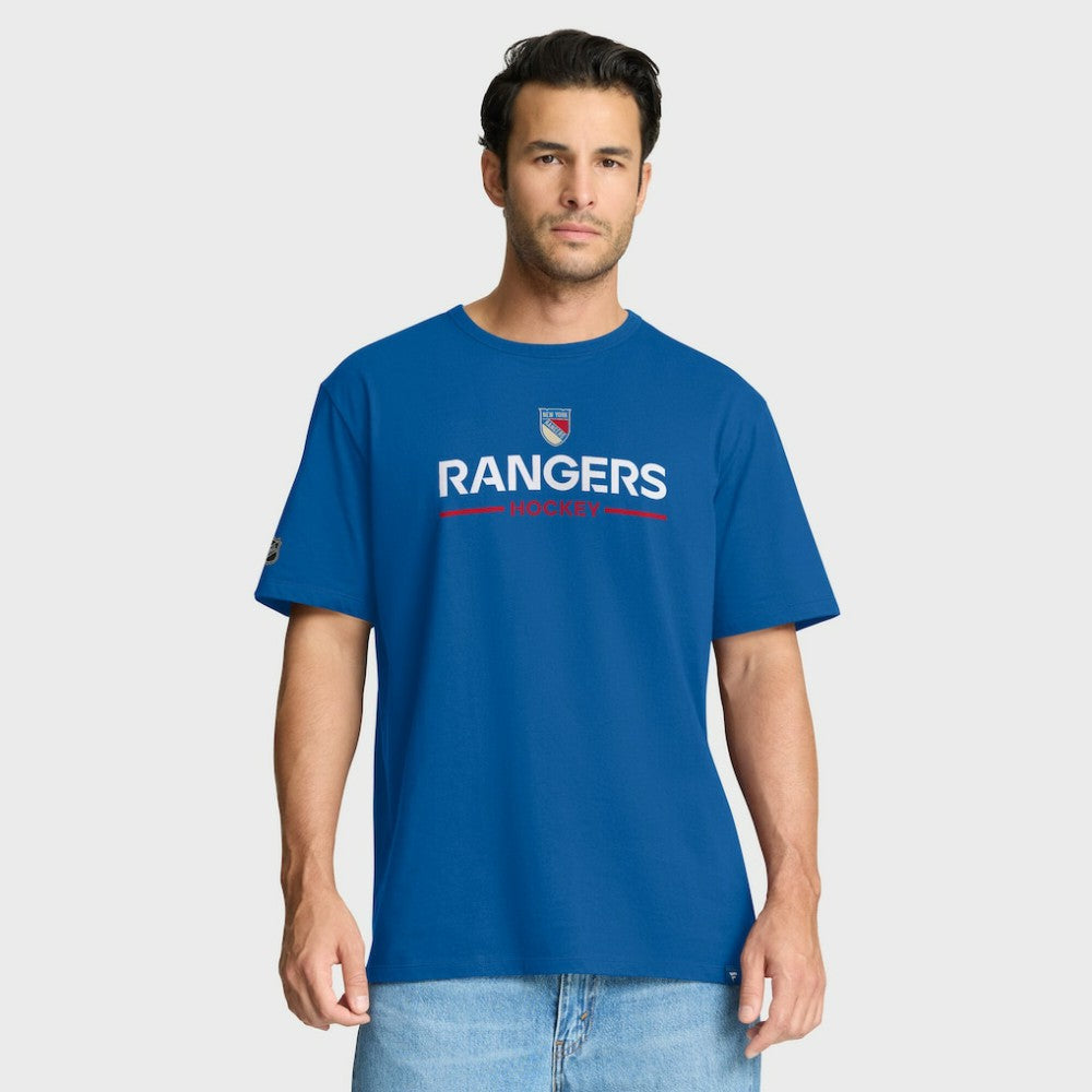 NHL New York Rangers Fanatics Centennial T-Shirt - Blue