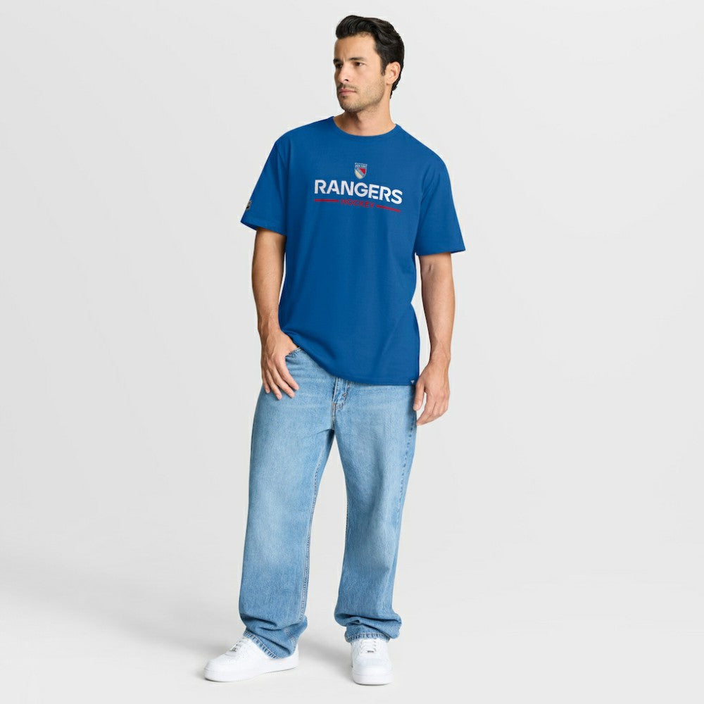 NHL New York Rangers Fanatics Centennial T-Shirt - Blue