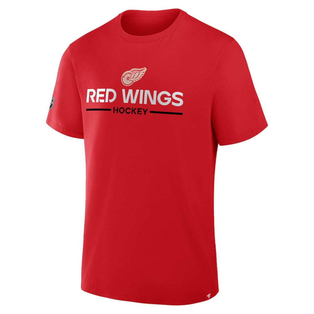 NHL Detroit Red Wings Fanatics Centennial T-Shirt - Red