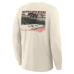 NHL Detroit Red Wings Fanatics Centennial Legacy Long Sleeve T-Shirt - Beige