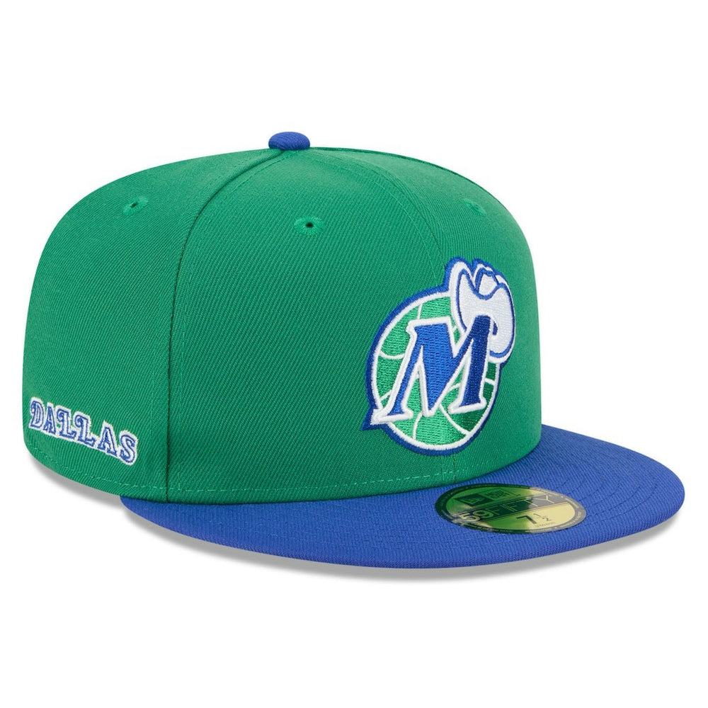 Dallas Mavericks 2025/26 Classic Edition Jersey Hook 59FIFTY Fitted Hat Green/Blue
