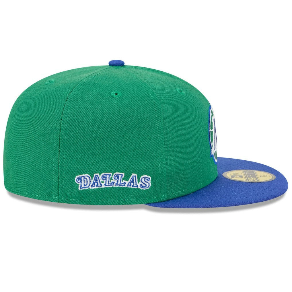 Dallas Mavericks 2025/26 Classic Edition Jersey Hook 59FIFTY Fitted Hat Green/Blue
