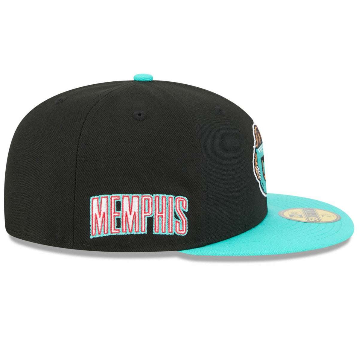 Memphis Grizzlies 2025/26 Classic Edition Jersey Hook 59FIFTY Fitted Hat Black/Turquoise