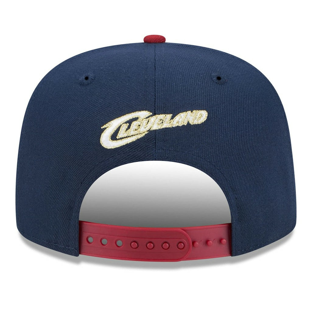 Cleveland Cavaliers 2025/26 Classic Edition Jersey Hook A-Frame 9FIFTY Snapback Hat Navy/Wine