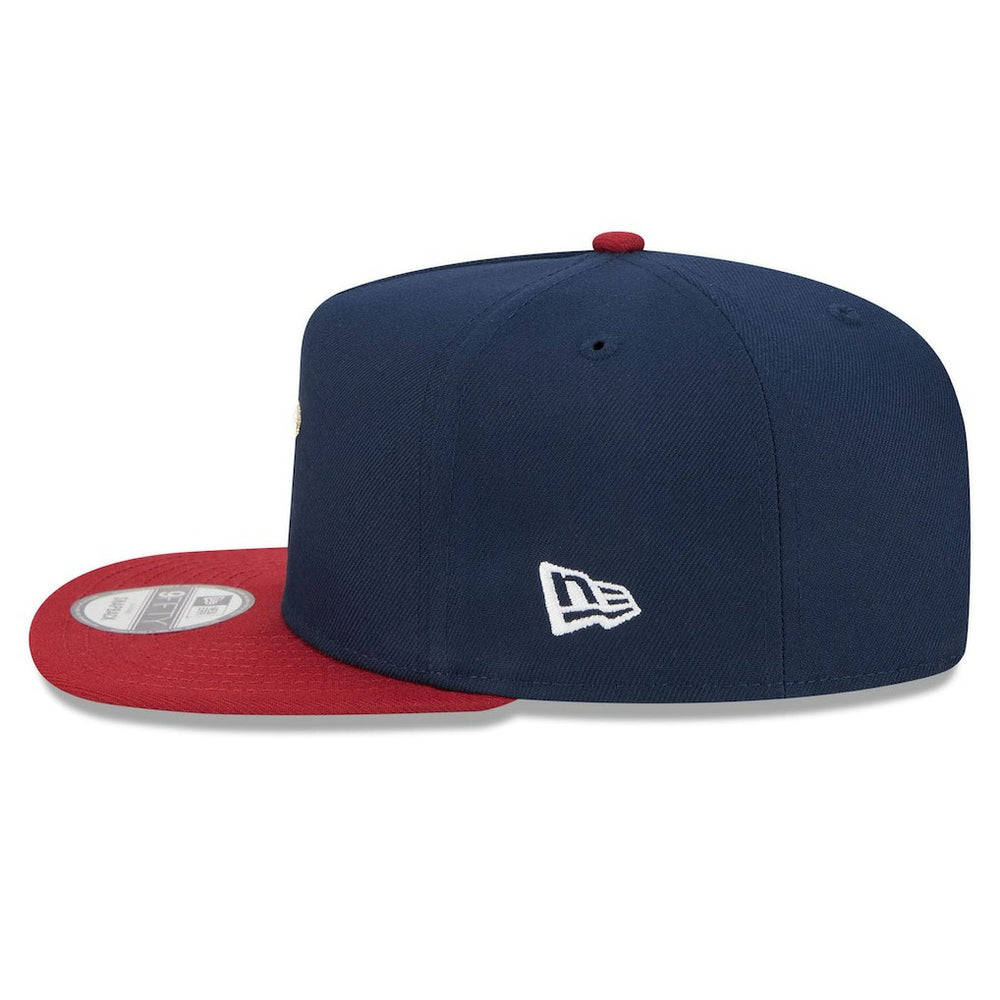 Cleveland Cavaliers 2025/26 Classic Edition Jersey Hook A-Frame 9FIFTY Snapback Hat Navy/Wine