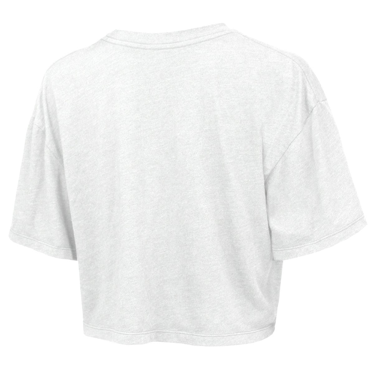 New York Knicks Majestic Threads Women's Boxy Crop Top White
