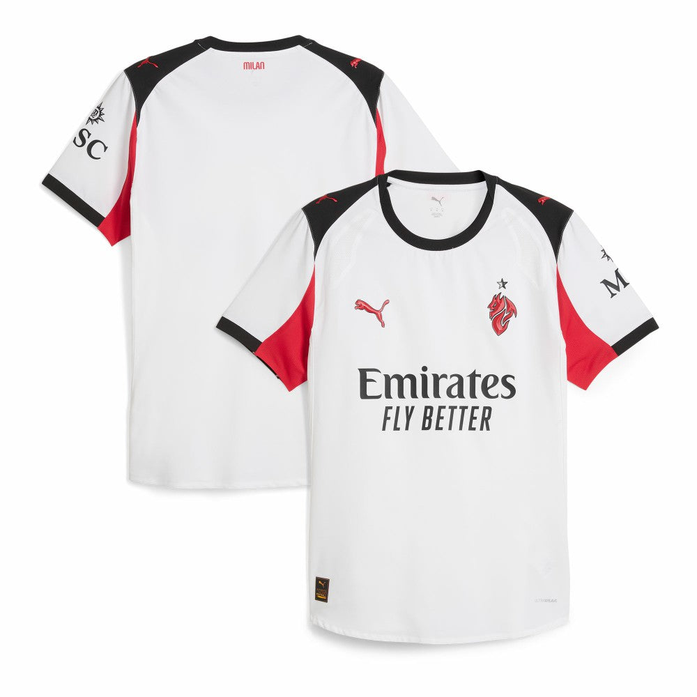 AC Milan 2025/26 Away Jersey White