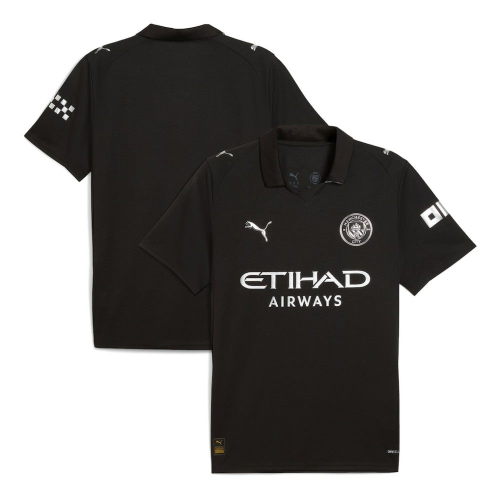 Manchester City 2025/26 Away Replica Jersey Black