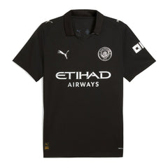Manchester City 2025/26 Away Replica Jersey Black