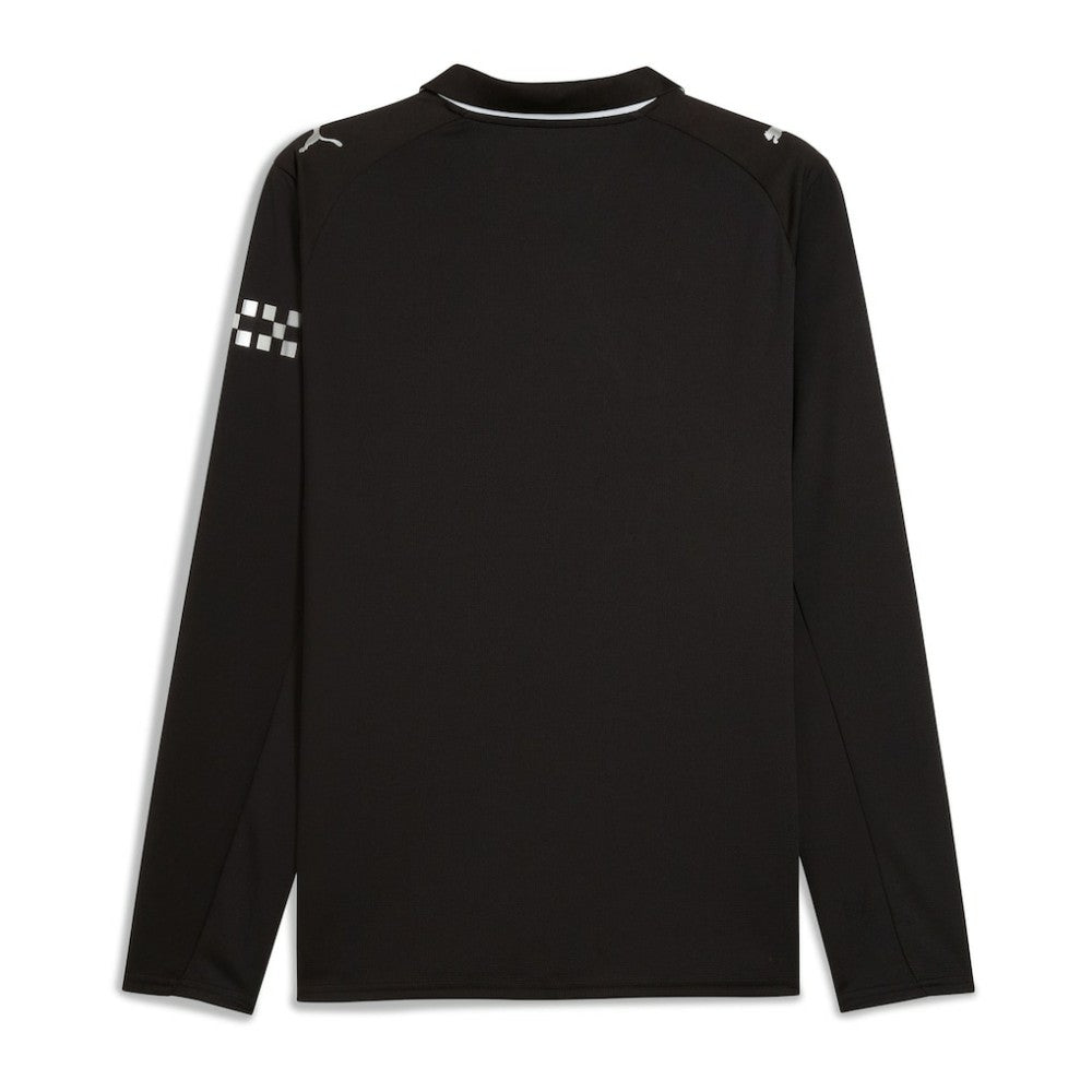 Manchester City 2025/26 Away Replica Long Sleeve Jersey Black shop