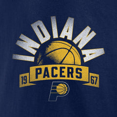 Indiana Pacers Women's '90s Graphic V-Neck T-Shirt Navy